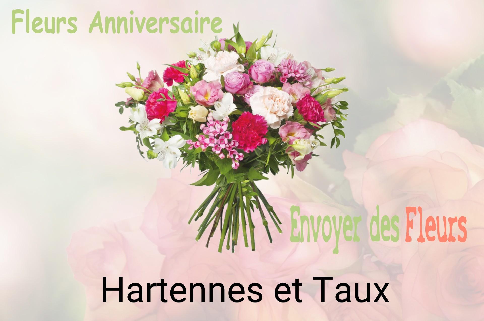 Bouquet de fleurs d’anniversaire livré à Hartennes-et-Taux
