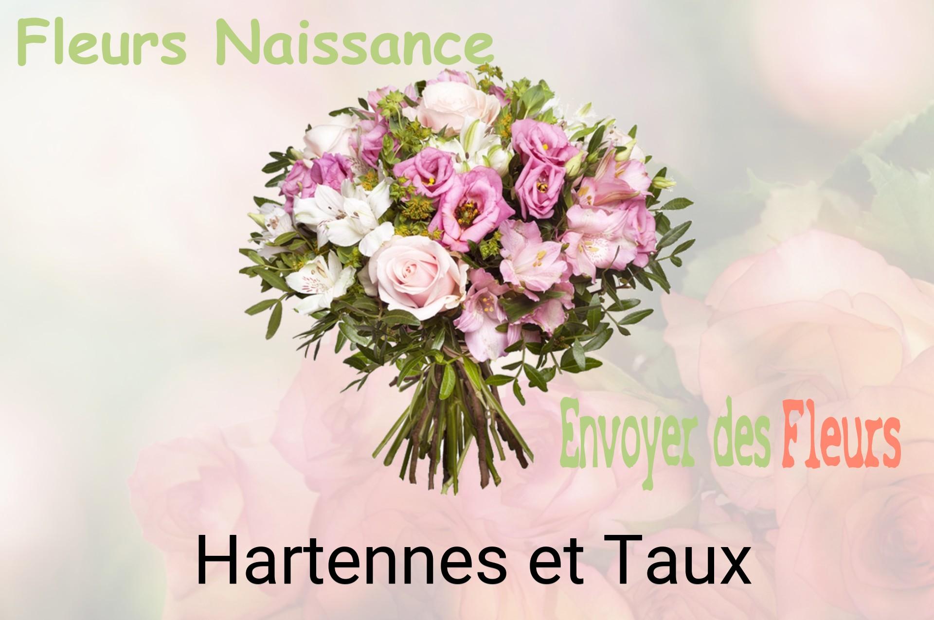 Bouquet de fleurs de naissance livré à Hartennes-et-Taux