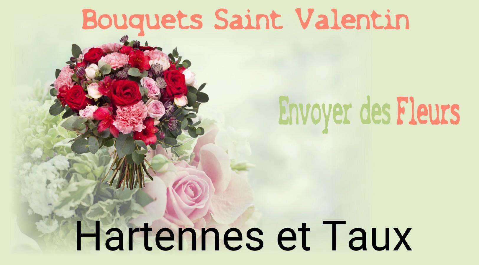 Roses de Saint-Valentin livrées à Hartennes-et-Taux